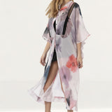 Religion Floral Maxi Dress With Front Button Detail product image