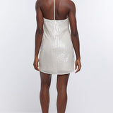 River Island Sequin Shift Mini Dress