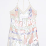 River Island Sequin Shift Mini Dress product image