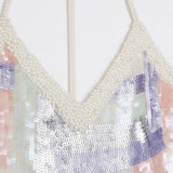 River Island Sequin Shift Mini Dress