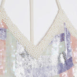 River Island Sequin Shift Mini Dress product image