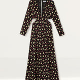 Rixo Black Zora Sun Petal Midi Dress product image