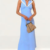 Rixo Blue Sabrina Dress product image