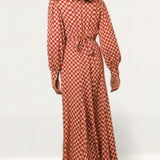 Rixo Chilli Checkerboard Maddison Midi Dress product image