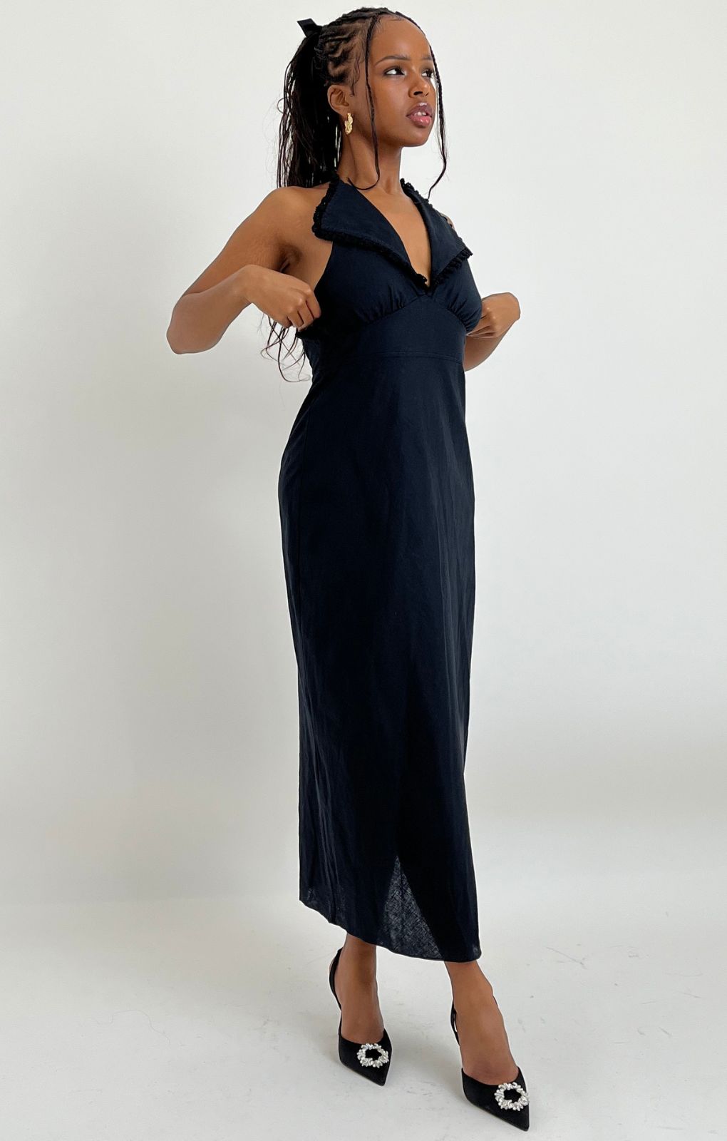 Rixo Black Sabrina Dress