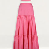 Runaway The Label Pink Ayla Top & Ayla Maxi Skirt product image