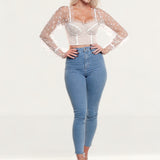 Runaway The Label White Spot Chloe Top