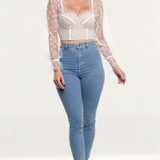 Runaway The Label White Spot Chloe Top