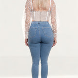 Runaway The Label White Spot Chloe Top