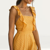Runaway The Label Mango Playsuit With Frill Detail product image