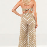 Runaway The Label Polka Dot Co-Ord In Natural And White product image
