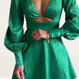 Runaway The Label Emerald Rosalia Mini Dress product image
