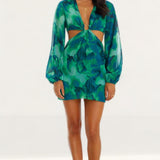 Runaway The Label Green Calista Ring Dress