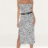 Runaway The Label Monochrome Slip Dress