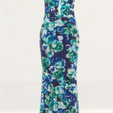 Runaway The Label Navy Floral Channing Maxi Dress