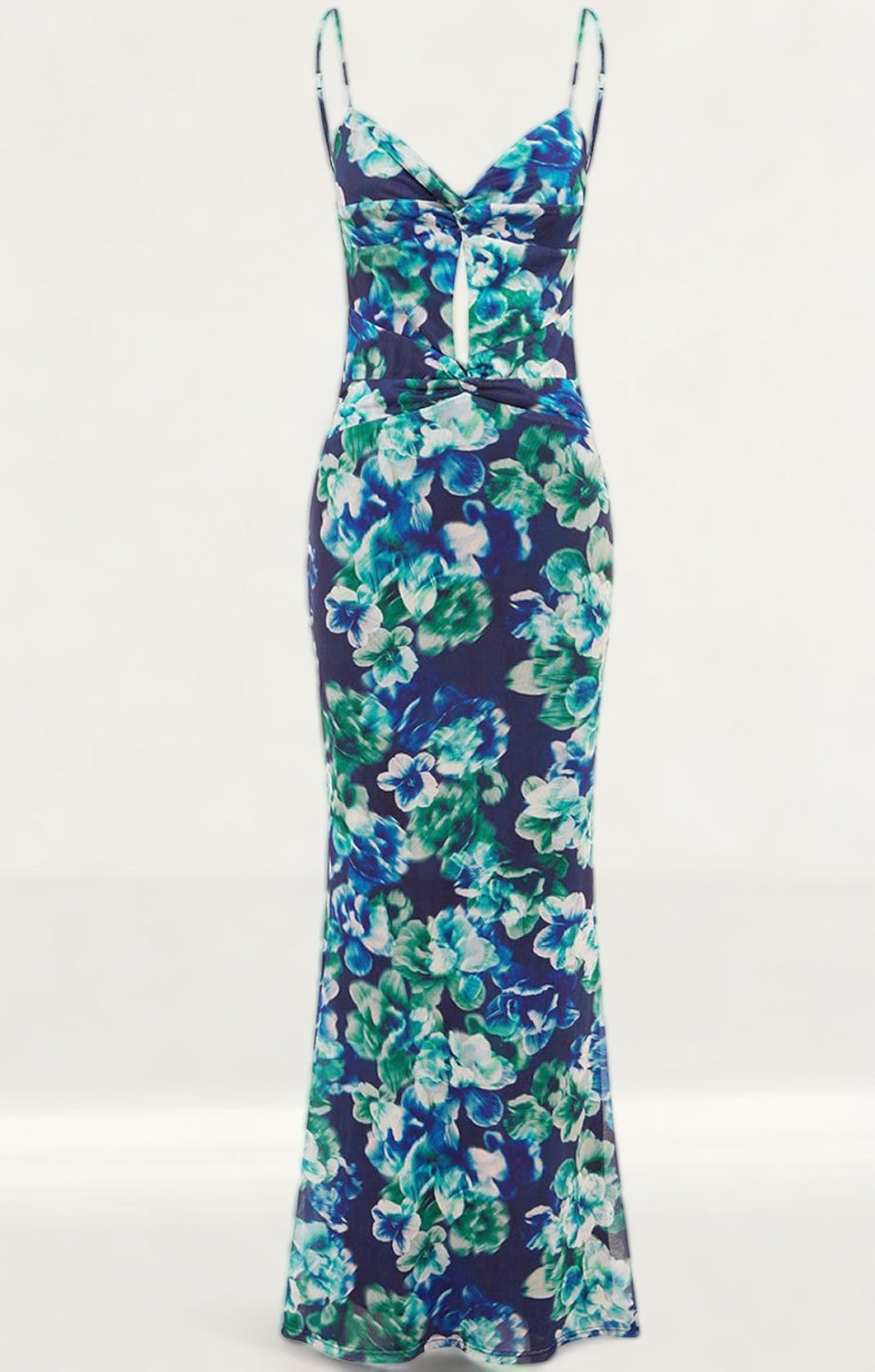 Runaway The Label Navy Floral Channing Maxi Dress