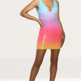 Runaway The Label Rainbow Malibu Mini Dress