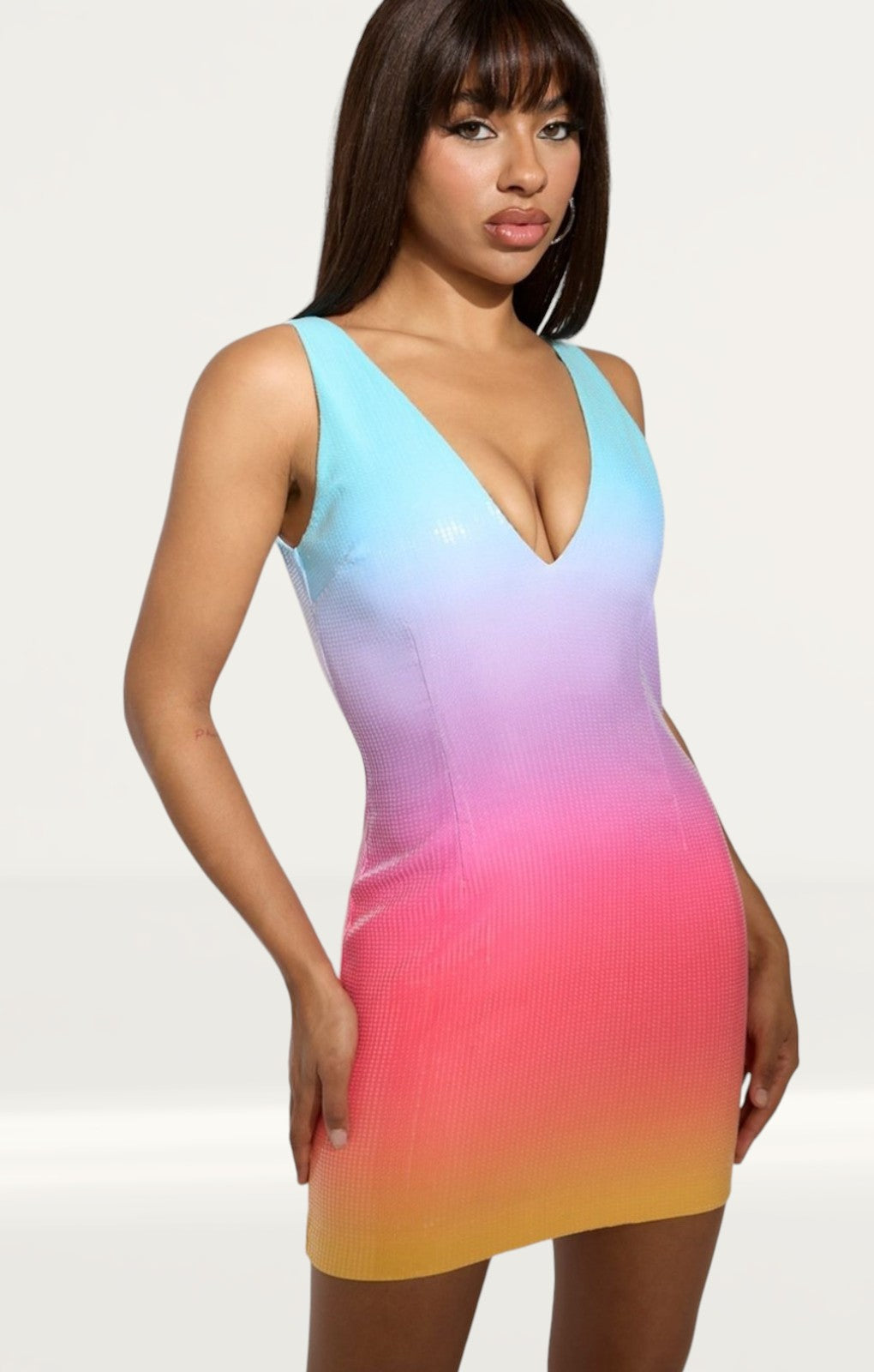 Runaway The Label Rainbow Malibu Mini Dress product image
