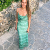 Runaway The Label Sol Mesh Dress in Nori Print
