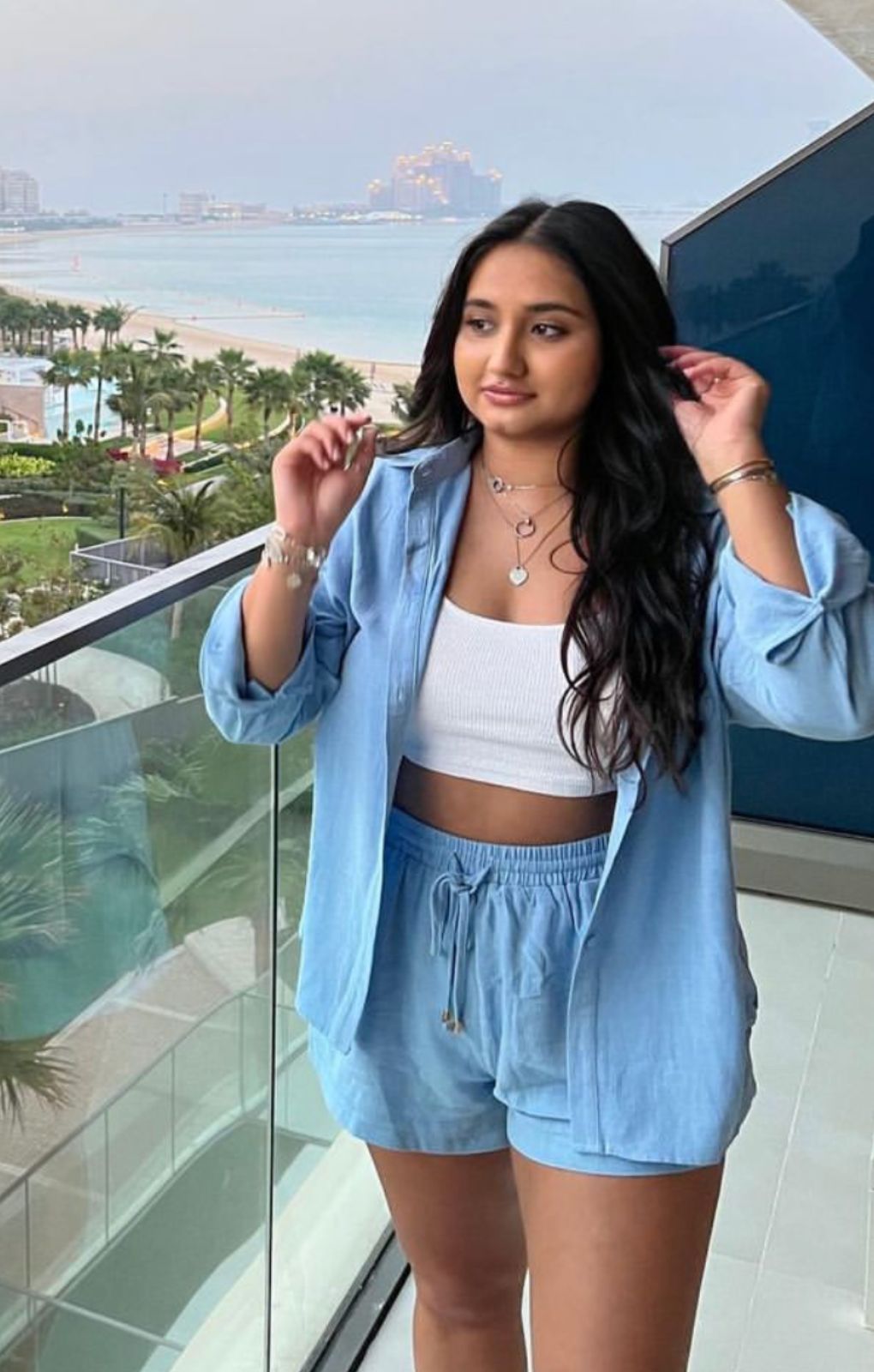 Runaway The Label Powder Blue Kym Co-Ord