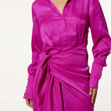 Samsara Gabriella Shirt Dress in Pink product image