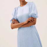 M&S Spot Satin Midaxi Tea Dress product image