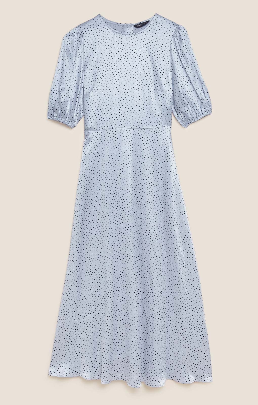 M&S Spot Satin Midaxi Tea Dress product image