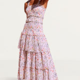 Saylor Floral Print Leanna Midi Dress product image