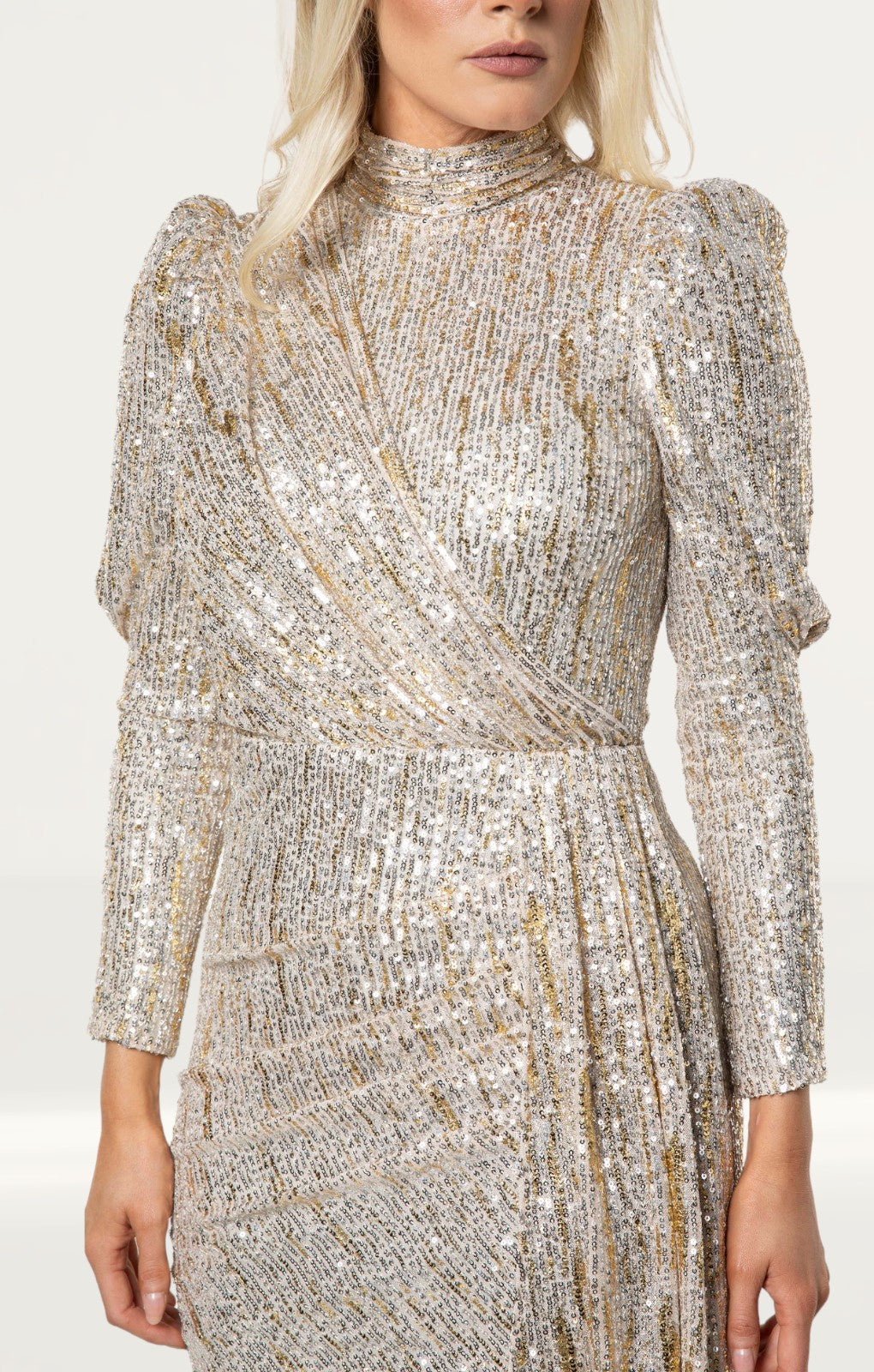 Saylor Gold Bianca Mini Dress product image