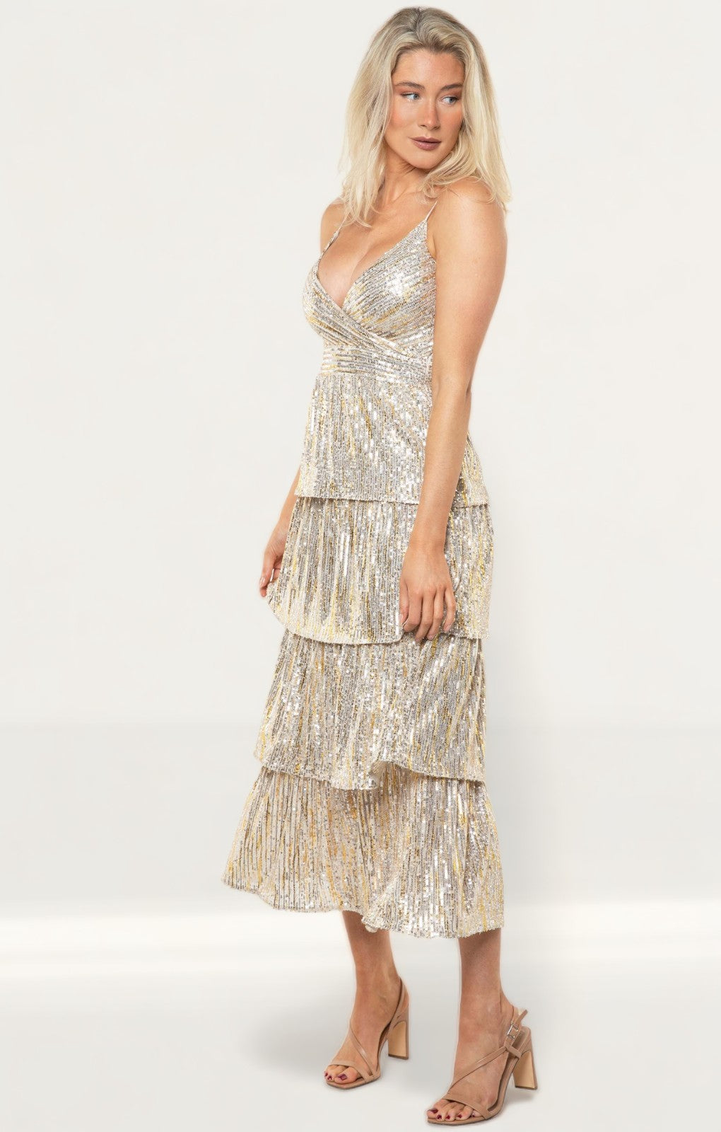 Saylor Gold Dalarie Maxi Dress product image