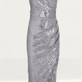 Saylor Gunmetal Azariah Midi Dress product image