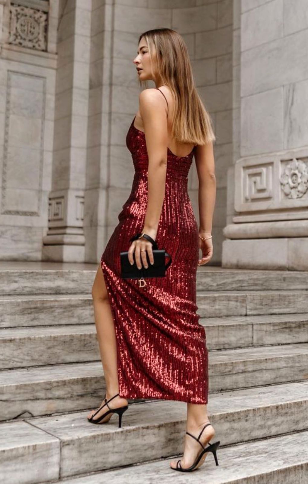 Saylor Wine Gillian Dress product image