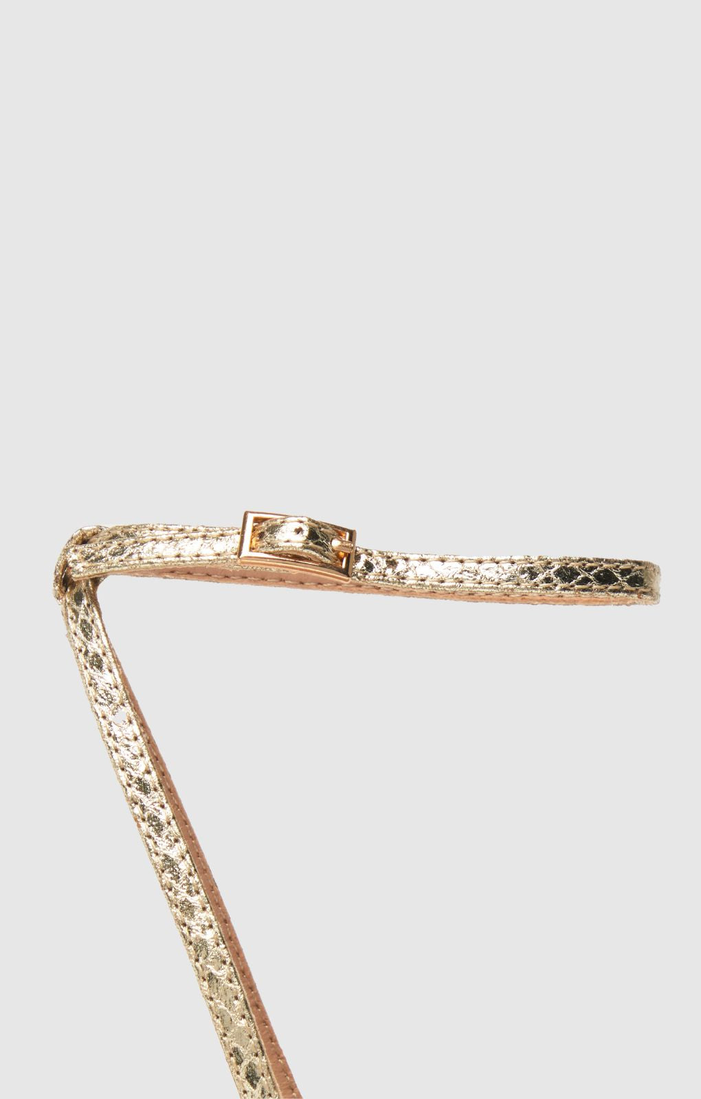 Schuh Sadie Strappy Sandal High Heels in Gold