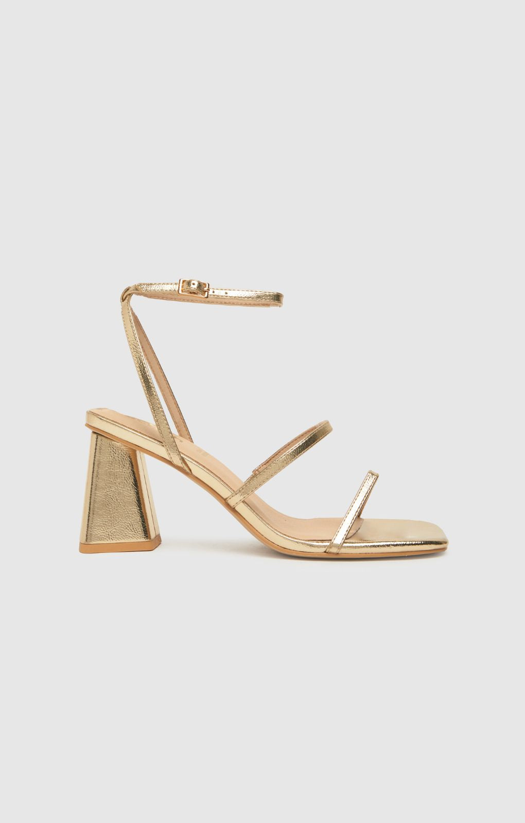 Schuh Samantha Block High Heels in Gold