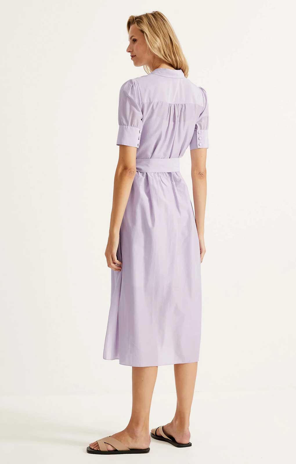 M&S AUTOGRAPH Silk Blend Belted Midaxi Tiered Dress product image