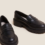 M&S Wide Fit Slip On Flatform Loafers product image
