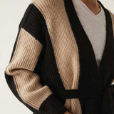 M&S Recycled Blend Striped V-Neck Cardigan product image