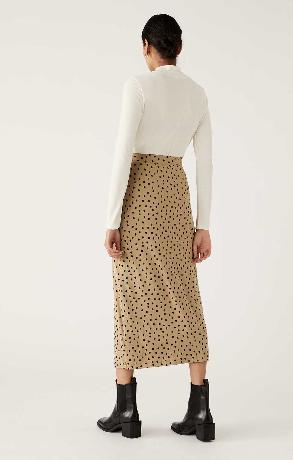 M&S Jersey Animal Print Maxi A-Line Skirt product image