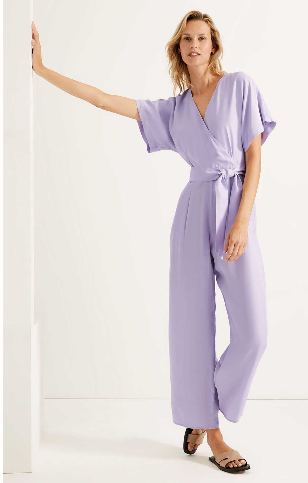 M&S Autograph Wide Leg Kimono Jumpsuit