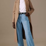 M&S Light Indigo High Waisted Straight Leg Jeans