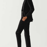 M&S Cotton Velvet Suit in Charcoal product image