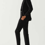 M&S Cotton Velvet Suit in Charcoal