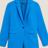 M&S Ultimate Blue Straight Leg Trouser Suit