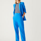 M&S Ultimate Blue Straight Leg Trouser Suit