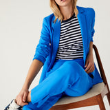M&S Ultimate Blue Straight Leg Trouser Suit