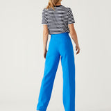 M&S Ultimate Blue Straight Leg Trouser Suit