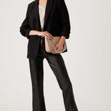 M&S Black Relaxed Ruched Sleeve Blazer