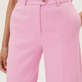 M&S Soft Magenta Crepe Wide Leg Trousers