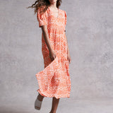 M&S X Ghost Ditsy Floral Wrap Midi Dress
