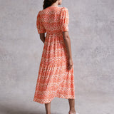 M&S X Ghost Ditsy Floral Wrap Midi Dress product image